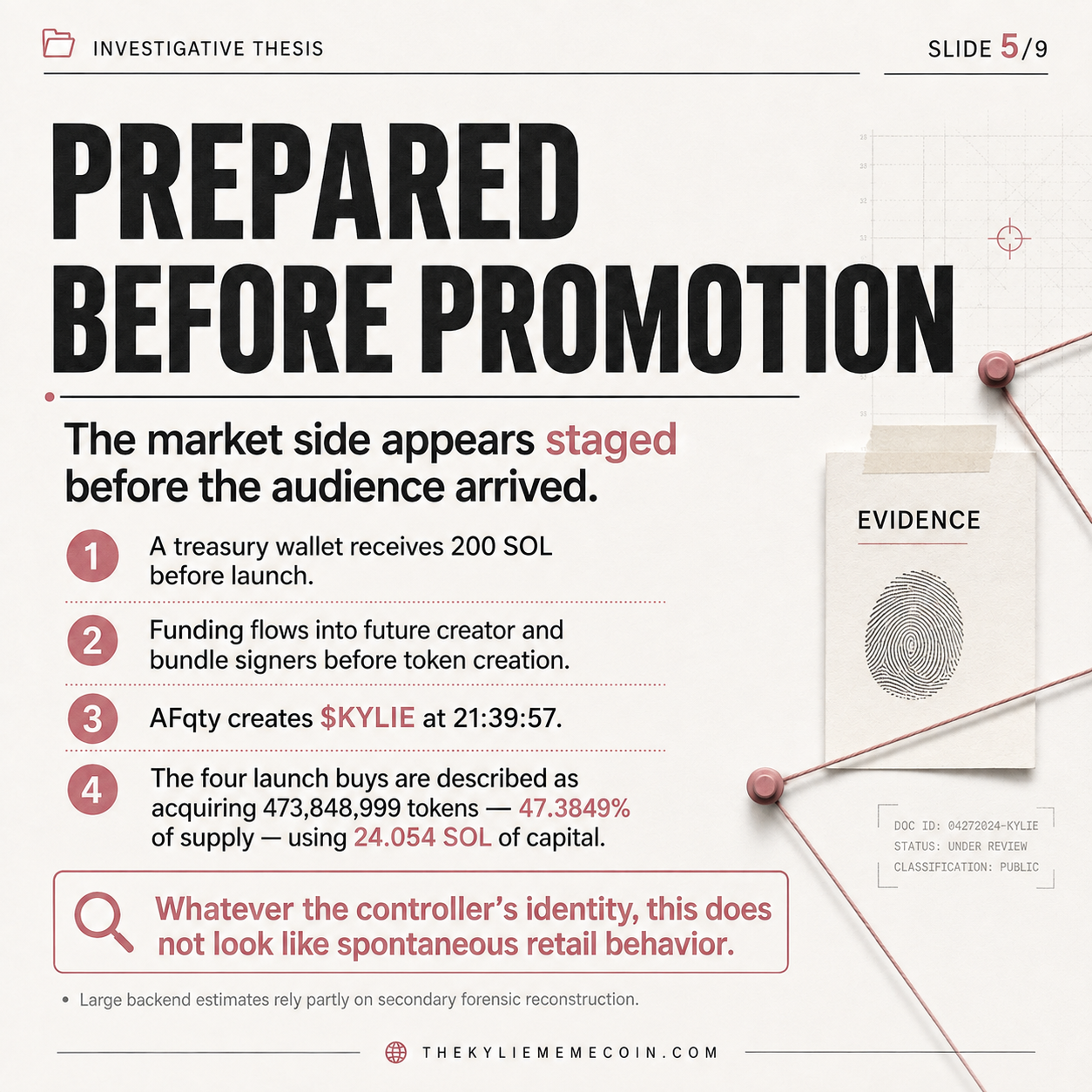 KYLIE thesis summary slide 5 of 9: Prepared before promotion